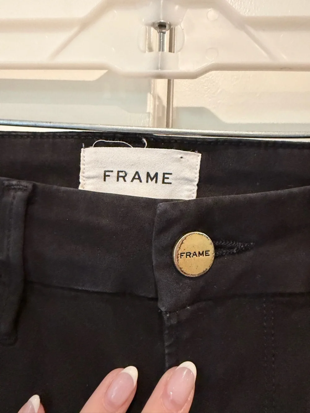 Frame Denim Black Le Crop Mini Boot in Size 27 EUC Day to Night Capsule Luxury - Picture 8 of 12